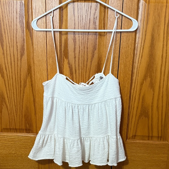Urban Outfitters Tops - Urban Outfitters Cream Camisole with Spaghetti Straps